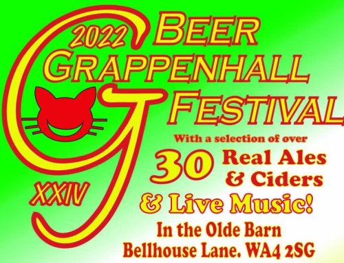 24th Annual Grappenhall Beer Festival 6th & 7th May 2022