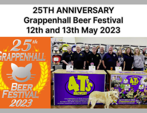 25th Annual Grappenhall Beer Festival 12th & 13th May 2023