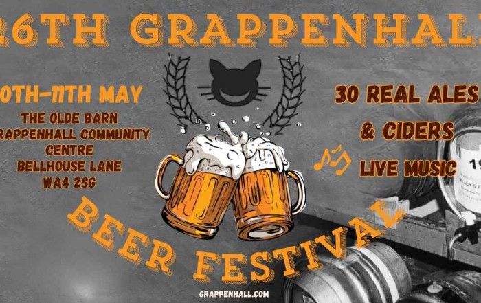 26th Grappenhall Beer Festival May 2024